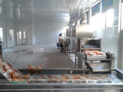 食品微波殺菌設備訂購案例